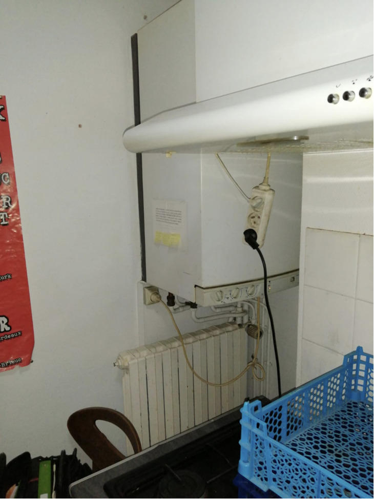 Avant - Remplacement chaudière - Rennes